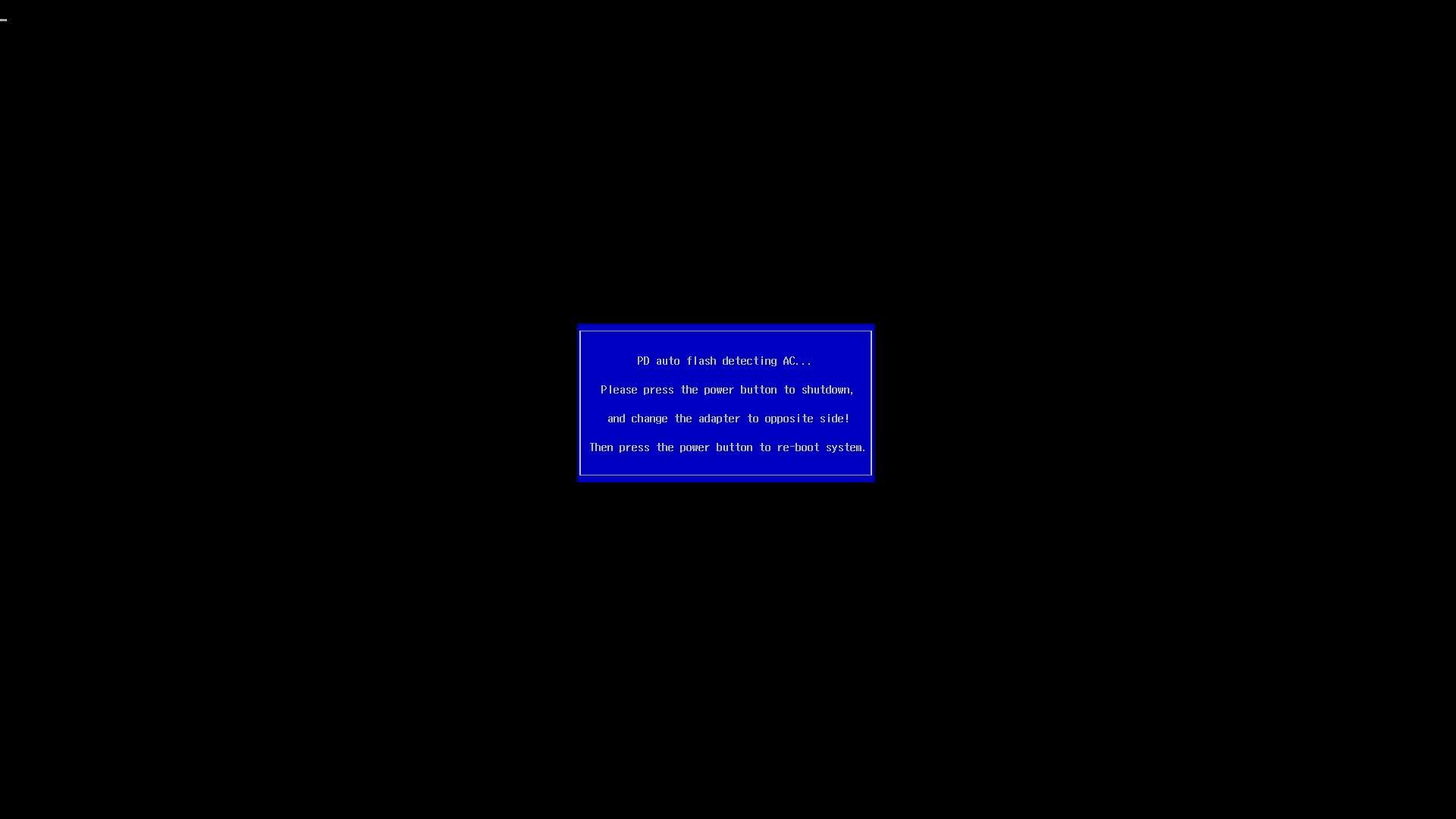 A screenshot of the PD controller updater with the message for next steps.